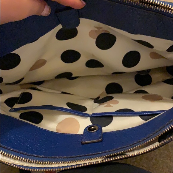 Kate spade cobalt blue purse - Picture 2 of 4